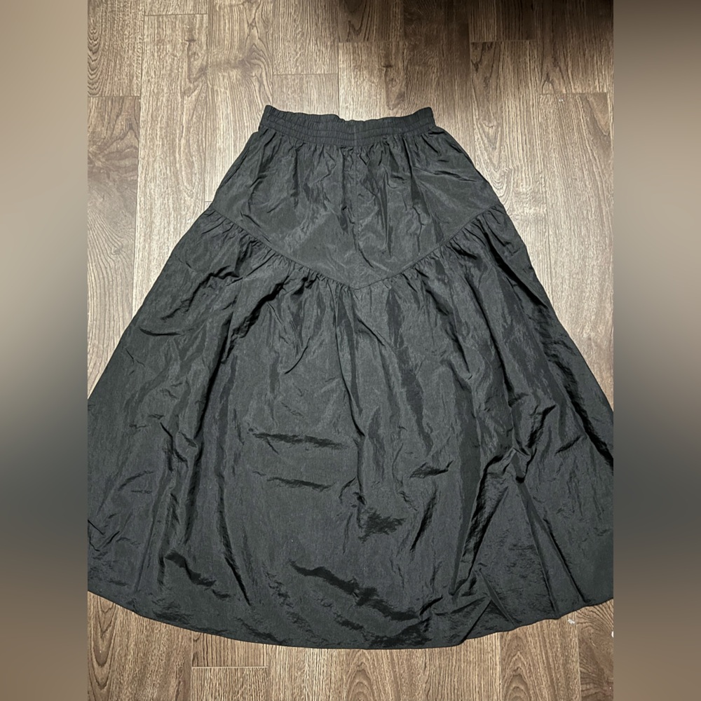 Oak and Fort Nylon Maxi Skirt